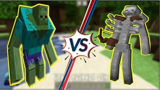 Mutant Skeleton Vs Mutant Lober Zombie In Minecraft