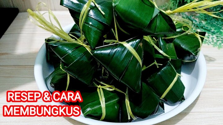 Resep mudah & anti gagal // cocok untuk pemula BAKCANG KETAN DAUN PANDAN