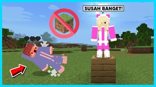 MIPAN & ZUZUZU Tidak Boleh Menyentuh Lantai Hijau! NYENTUH AUTO MATI - Minecraft Survival