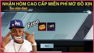 NHẬN HÒM CAO CẤP FREE, TÍCH GÓP LẠI ĐỂ MỞ ĐỒ HUYỀN THOẠI XIN SÒ CON BÒ || PUBG MOBILE