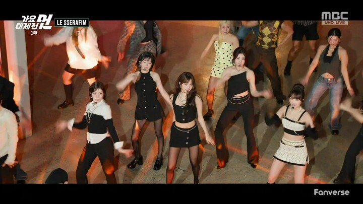 【เทศกาลดนตรีเพลงพื้นบ้าน】LE SSERAFIM - HOT + COME OVER - 251231