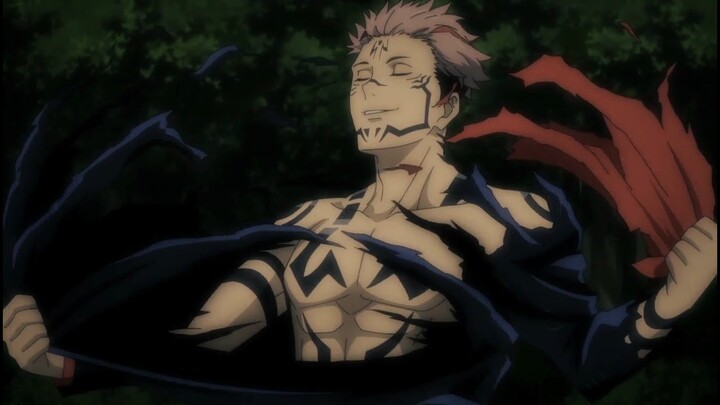 Sukuna rips his shirt off || Jujutsu Kaisen