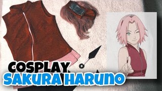 Mostrando meu COSPLAY da Sakura Haruno do anime Naruto |  COSPLAY QUASE COMPLETO