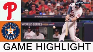 Houston Astros vs. Philadelphia Phillies (10/28/22) WORLD SERIES Game 1| MLB Highlights (Set 3)