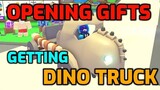 GETTING THE NEW LEGENDARY DINO TRUCK (DINO CAR) - OPENING ADOPT ME GIFTS