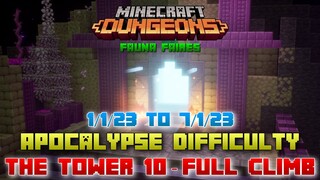 The Tower 10 [Apocalypse] Full Climb, Guide & Strategy, Minecraft Dungeons Fauna Faire