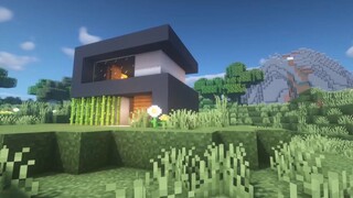 MINECRAFT RUMAH SIMPLE MODERN PART 1