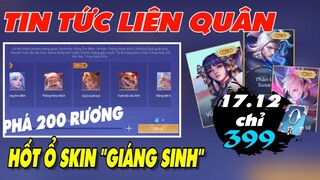 Tin Tức Liên Quân: Hốt Ổ Skij Giáng Sinh với Rương Rét Buốc - Sự Kiện Sale skin SS 50%