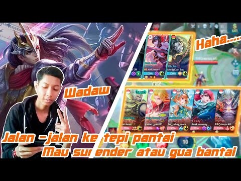 Musuh terdiam melihat skill gua