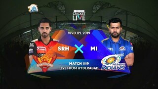 Cricket Match 19 SRH vs MI VIVO IPL 2019