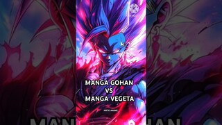 Manga Gohan Vs Manga Vegeta..!! #dragonball #gohan #vegeta #dbs #anime #shorts