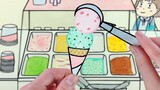 [AMV]Drawing a cute ice cream store