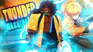 I Became The THUNDER Hashira In Project Slayers!