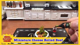 Miniature Cheese Rolled Beef | How To Make Cheese Roll Beef | Small Kitchen Corner