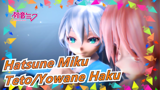 [Hatsune Miku/MMD] Two-faced lovers/Wowaka (Kasane Teto/Yowane Haku/Hatsune Miku)