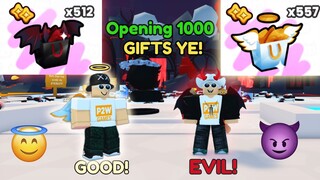 I Opened 1000 Good & Evil Gifts in Pet Simulator 99