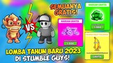 LOMBA TAHUN BARU 2023 STUMBLE GUYS GRATIS 5000 TOKENS 5000 GEMS + SKIN GOLDEN BANANA! - Stumble Guys