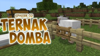 Raising Sheep 🐑 ~minecraft survival indonesia