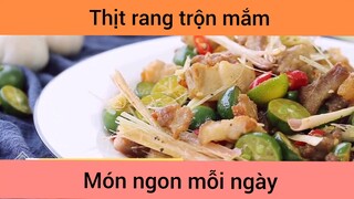 Thịt rang trộn mắm