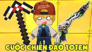 MINI GAME : CUỘC CHIẾN ĐÀO TOTEM ** NOOB NÂNG CẤP SÚNG FREE FIRE MAX VIP VÀ CÁI KẾT TRONG MINI WORLD