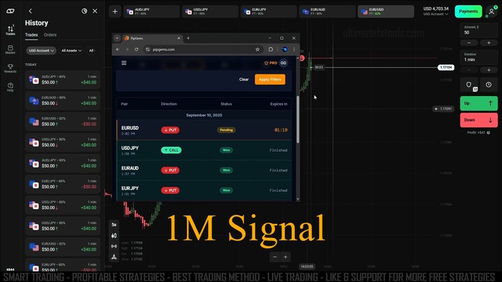 Olymp Trade 1 Minute Signals App