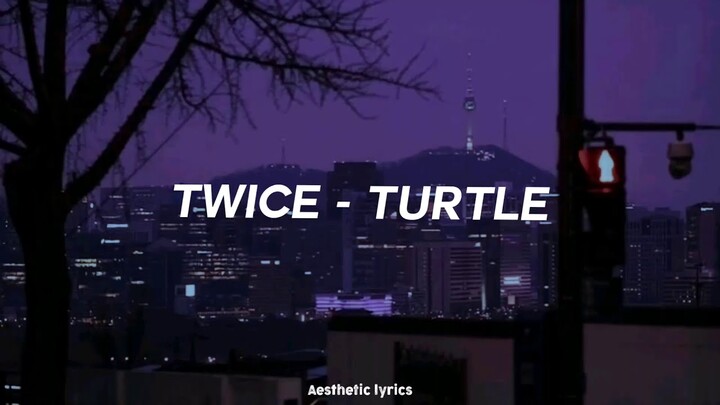 Twice - Turtle || Lirik terjemahan IND