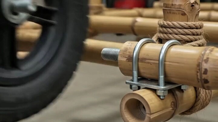Bamboo Car Build 🚗🌿 | Amazing DIY Mini Car Made from Bamboo | Full Process