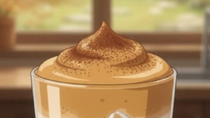 ☕ Dalgona Coffee  Cozy Japanese Autumn Anime Cook