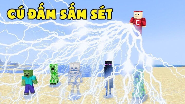 Cà Na Đố Ai Có Cú Đấm Sấm Sét Trong Minecraft