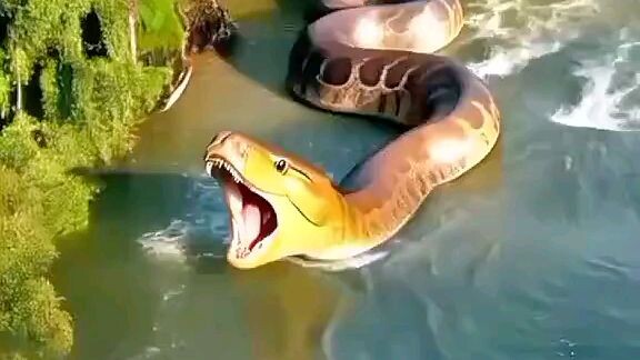 Big Snake in the river