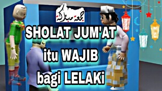 Tidak Meninggalkan Sholat Jum'at - Animasi Kartun Muslim