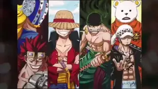 Speed Drawing Luffy.Zoro.Killer.kid and Law One Piece