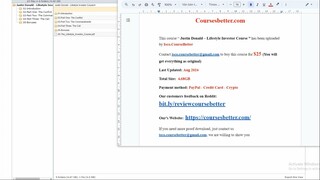 [25$] Justin Donald – Lifestyle Investor Course