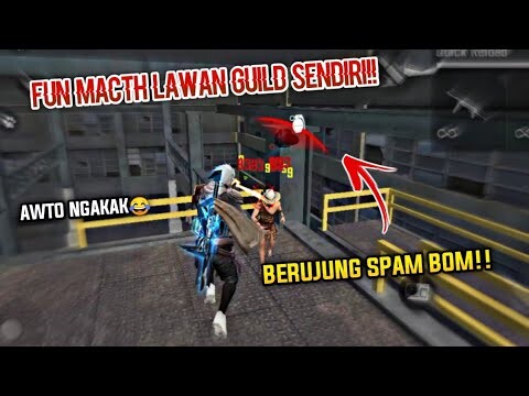 FUN MATCH MODE CLASHSQUAD BARENG GUILD AWTO NGAKAK! BERUJUNG SPAM BOM😂 - FREEFIRE INDONESIA