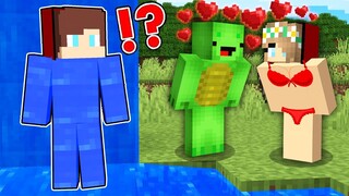 JJ Became WATER and SPY on Maizen Girl and Mikey in Minecraft - Funny Story