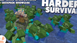 ทำให้ Minecraft ยากขึ้น! | Minecraft 1.13+ ตู้โชว์ Datapack