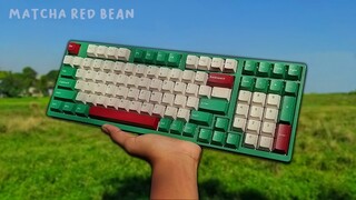 AKKO 3098DS Matcha Red Bean - Unboxing & Review | Mechanical Keyboard