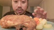 ASMR - AIRFRYER CHICKEN & COOKED POTATOES