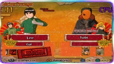 LEE VS TOBI - NARUTO ULTIMATE NINJA 6 ANDROID GAMEPLAY