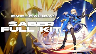 Saber Full Kit! Si instant ulti! Excaliba!!! | Honkai Star Rail