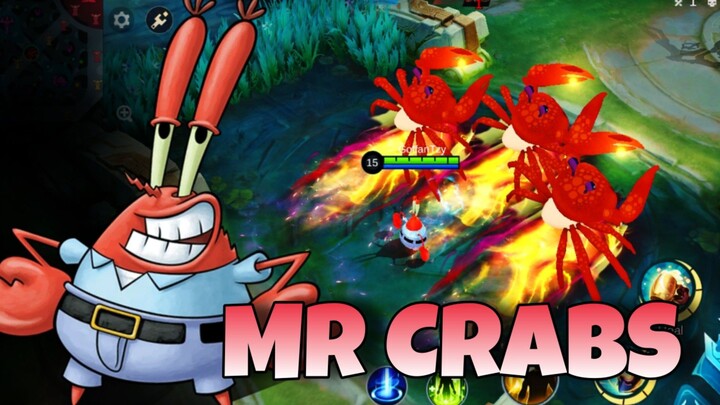 Bocoran skin mr crabs Mobile legend x Spongebob