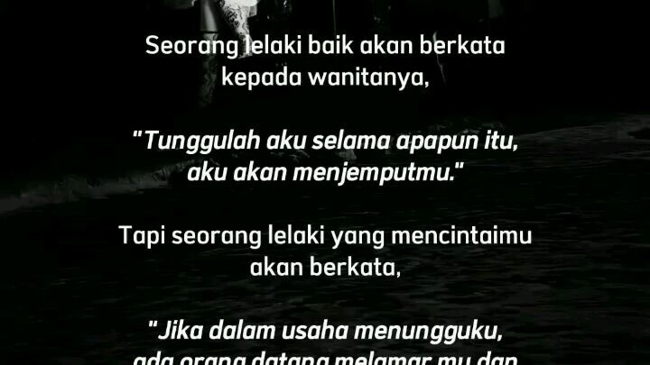 Sabarlaj menunggu ya cantik