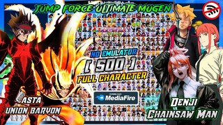 NEW‼️JUMP FORCE ANIME MUGEN ANDROID OFFLINE | [1GB] FULL BEST CHARACTER | Bleach Vs Naruto