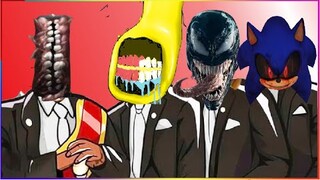 SMILE ROOM & EXTRA SLIDE & VENOM & SONIC EXE - Coffin Dance X Baby Shark COVER