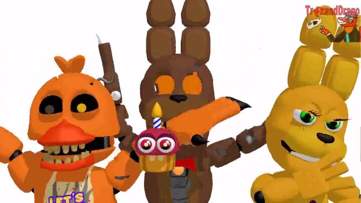 (MMD FNaF World) Animals