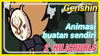 [Genshin Impact, Animasi buatan sendiri] 2 - Hilichurls menajamkan senjatanya sebelum menggunakannya