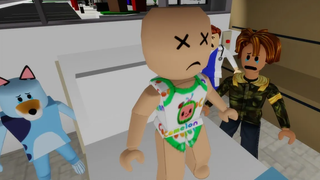 ไปโรงพยาบาล ช่วงเวลาตลก Roblox บรู๊คเฮเวน 🏡RP