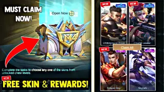 M4 BOX CHEST SKIN! OPEN NOW TO GET FREE EPIC SKIN AND SPECIAL SKIN! FREE SKIN! | MOBILE LEGENDS 2023
