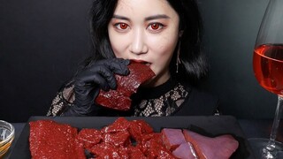 [ONHWA] 生牛肝和生牛脾 咀嚼音!