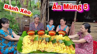 "Theo Lời yêu Cầu" Của Các Cháu Hôm Nay Chú Năm Làm Bánh Xèo Ăn Mùng Mùng 5 | CNTV #100